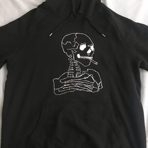 DemonChild Smoking Skeleton Hoodie
